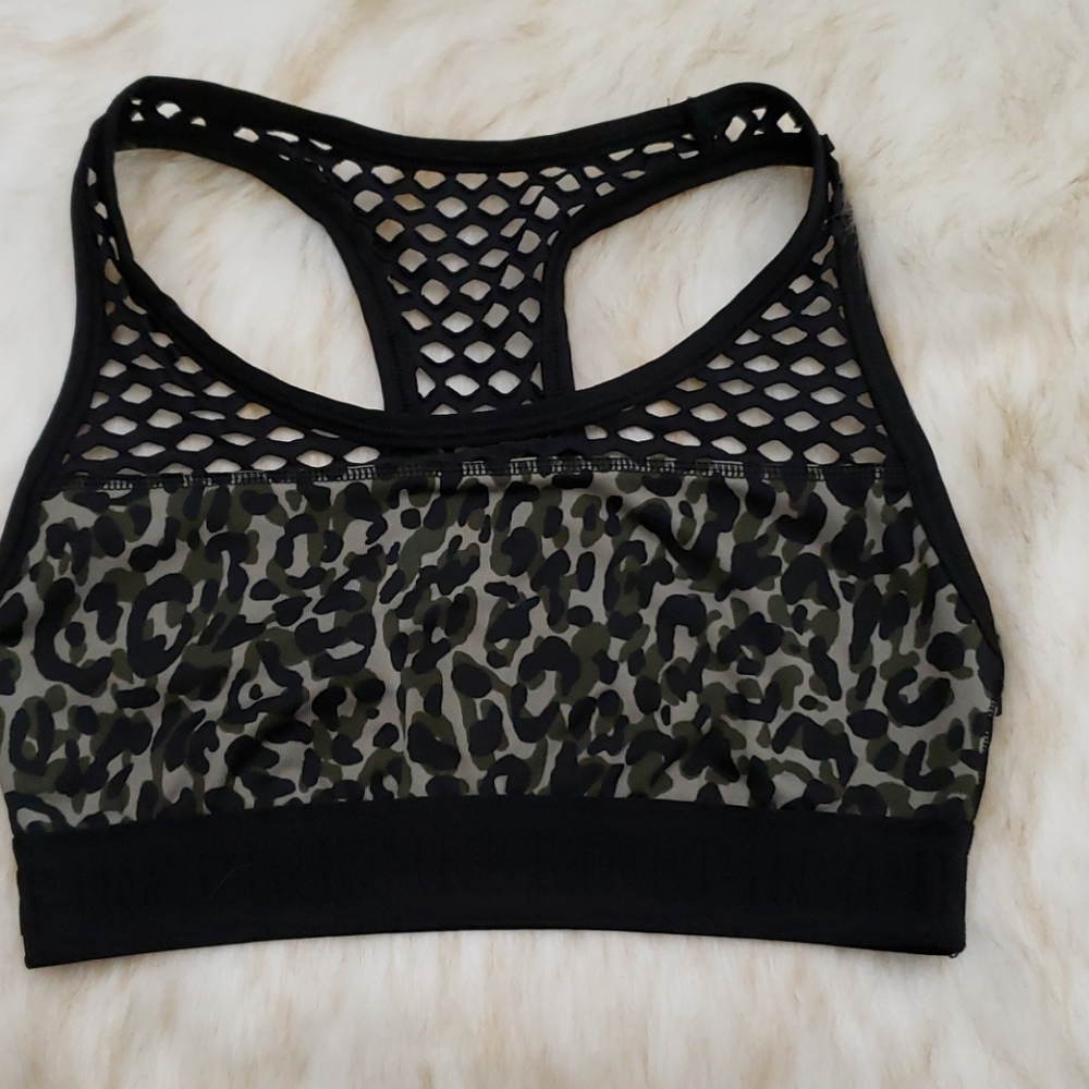 Pink unlined ultimate sports bra